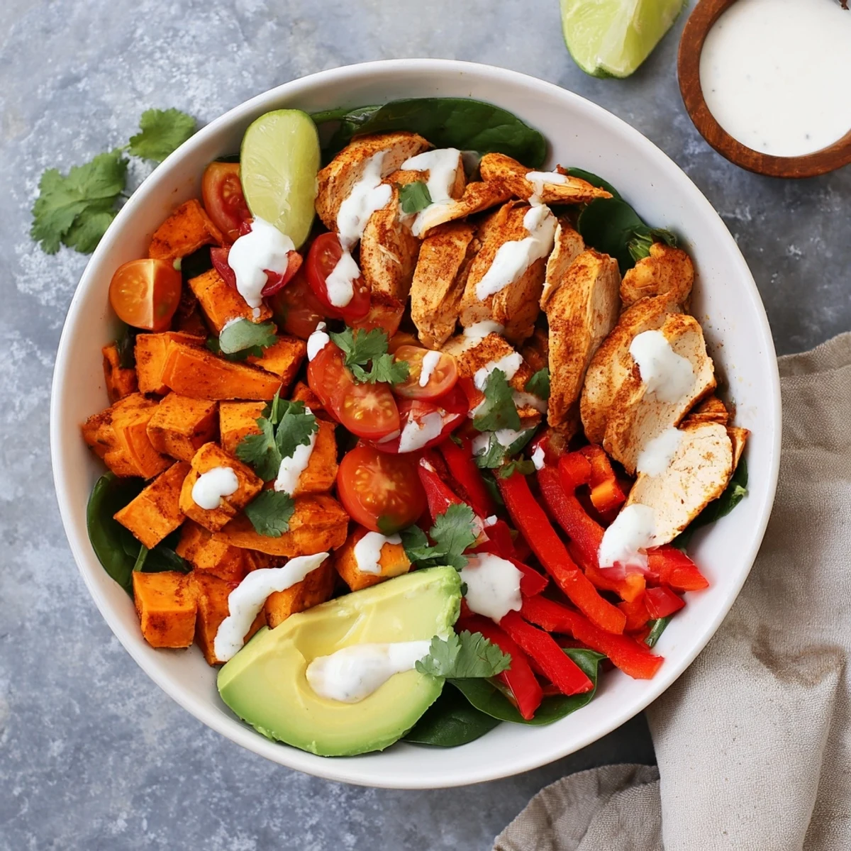 Chicken Sweet Potato Bowl