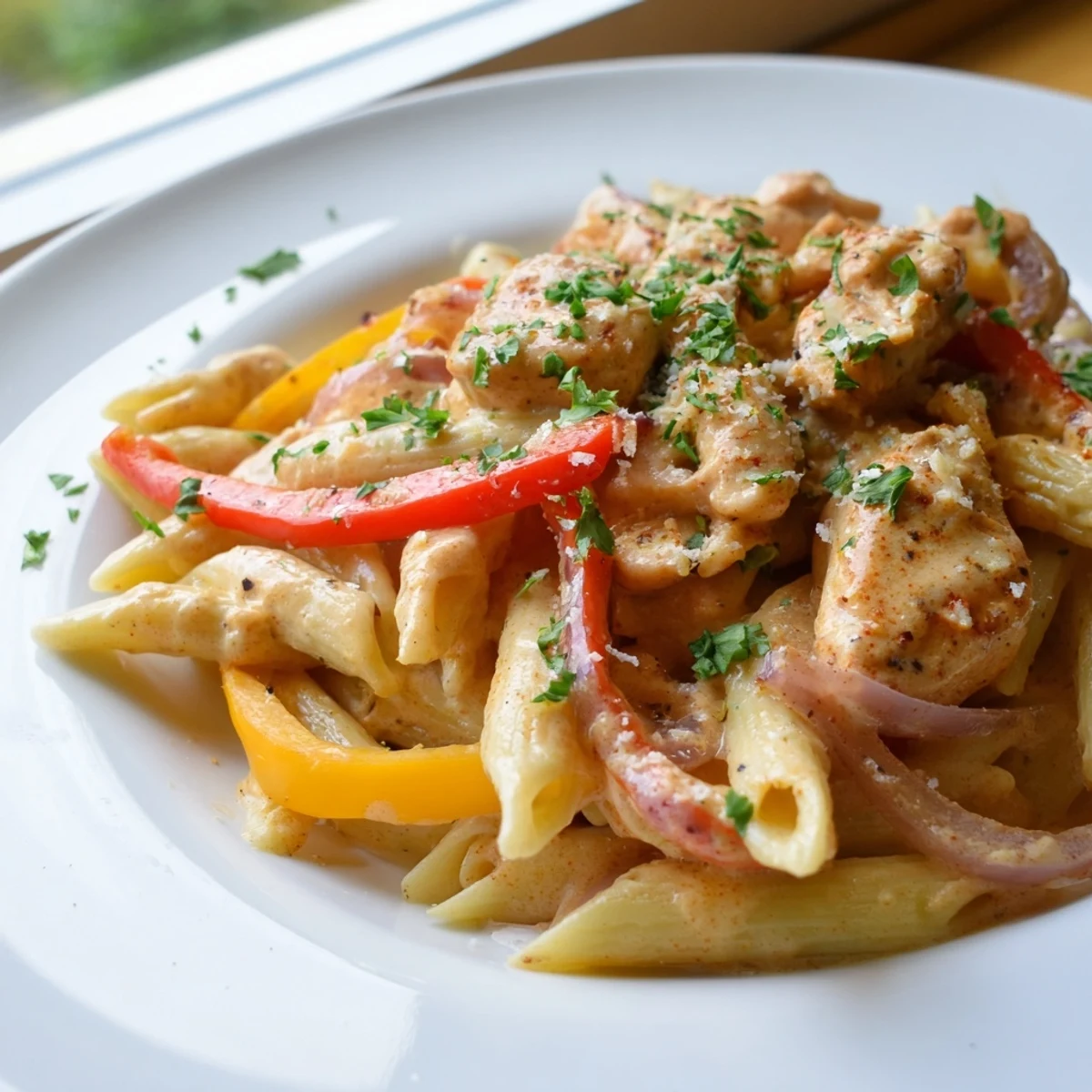 Creamy Cajun Chicken Pasta
