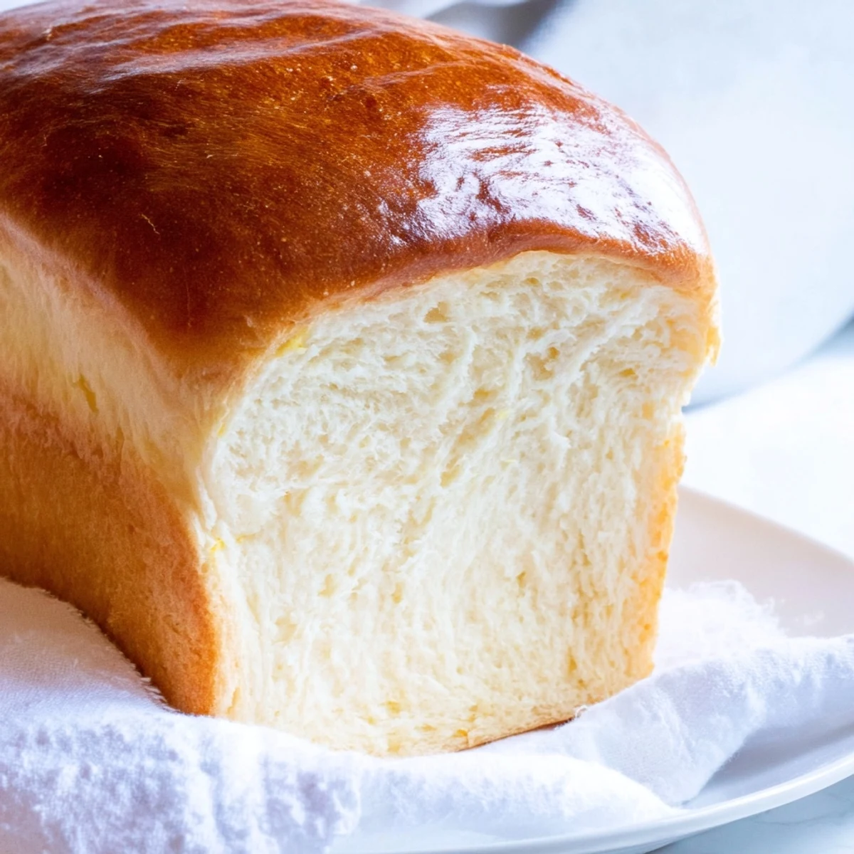 TwoI need to provide Soft fluffy homemade Amish white bread loaf sliced showing tender white interior perfect for sandwiches
