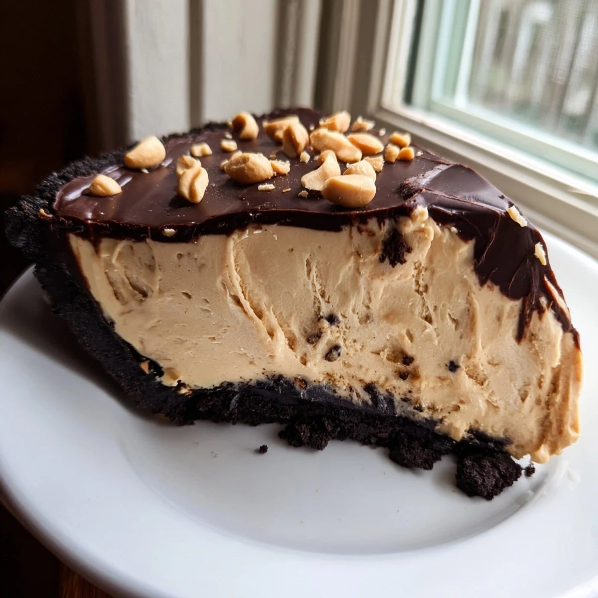No Bake Peanut Butter Pie