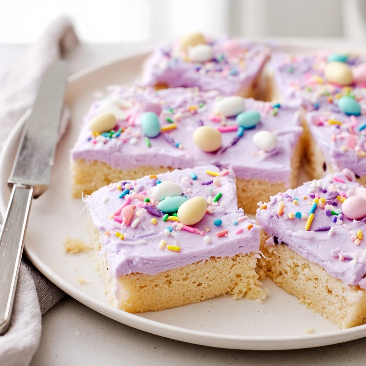 Easter Sugar Cookie Bars