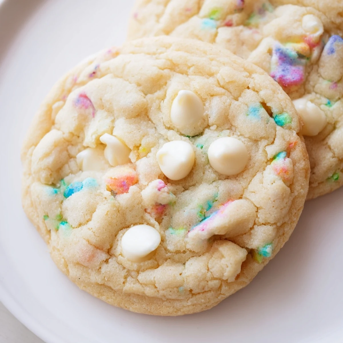 Pastel White Chocolate Cookies